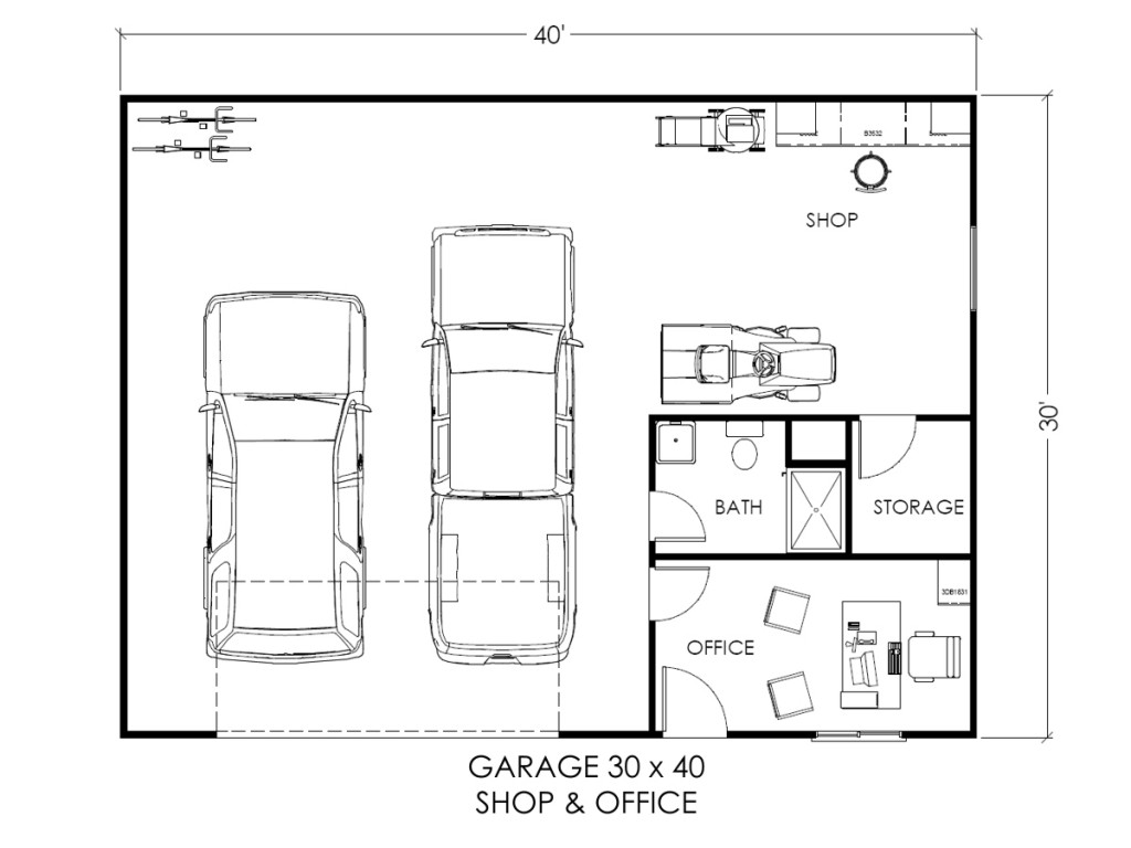 Custom Garage Layouts, Plans, and Blueprints  True Built Home