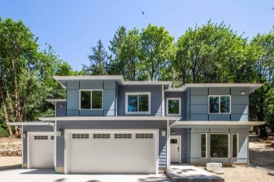 Completed two-storey custom home on the owner’s lot