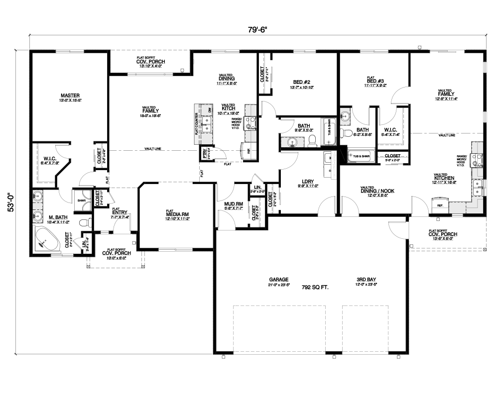 Warwick Home Plan Layout
