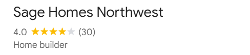 sage homes northwest google reviews
